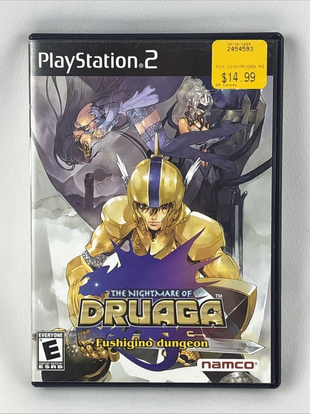 Nightmare of Druaga: Fushigino Dungeon PlayStation 2 PS2 Tested CIB Manual